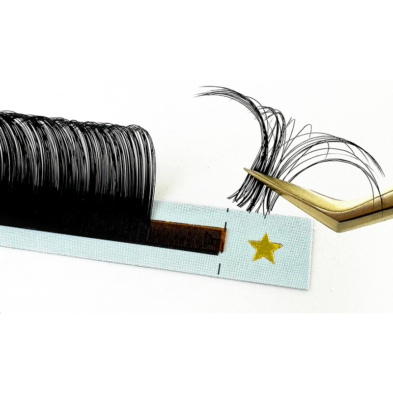 matte finish tightly packed lashes with single stranded round fibers matte finish tightly packed lashes with single stranded round fibers