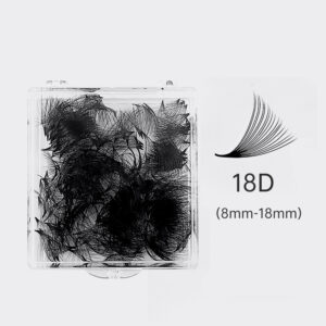 0.05mmhandmade premade volume loose fans pointy base(500 fans)