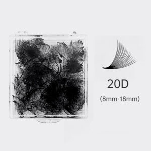 0.05mmhandmade premade volume loose fans pointy base(500 fans)