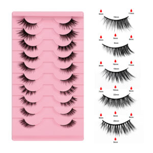 winged volume strip lashes