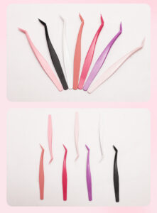 non stick tweezers for eyelash extensions