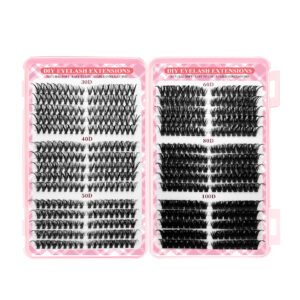 fluffy 3d individual lash clusters 32 style book