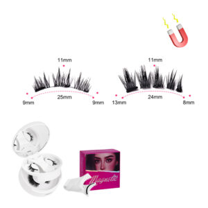 magnetic volume false eyelashes with hard band (1 pair set)